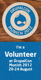 DrupalCon Munich 2012 - I am Volunteering!