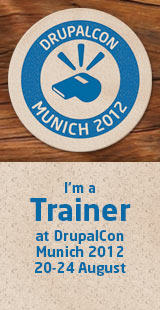 DrupalCon Munich 2012 - I'm a trainer!