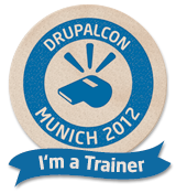 DrupalCon Munich 2012 - I'm a trainer!